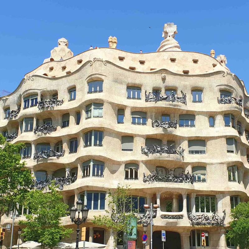 Photos of the Pedrera in Barcelona